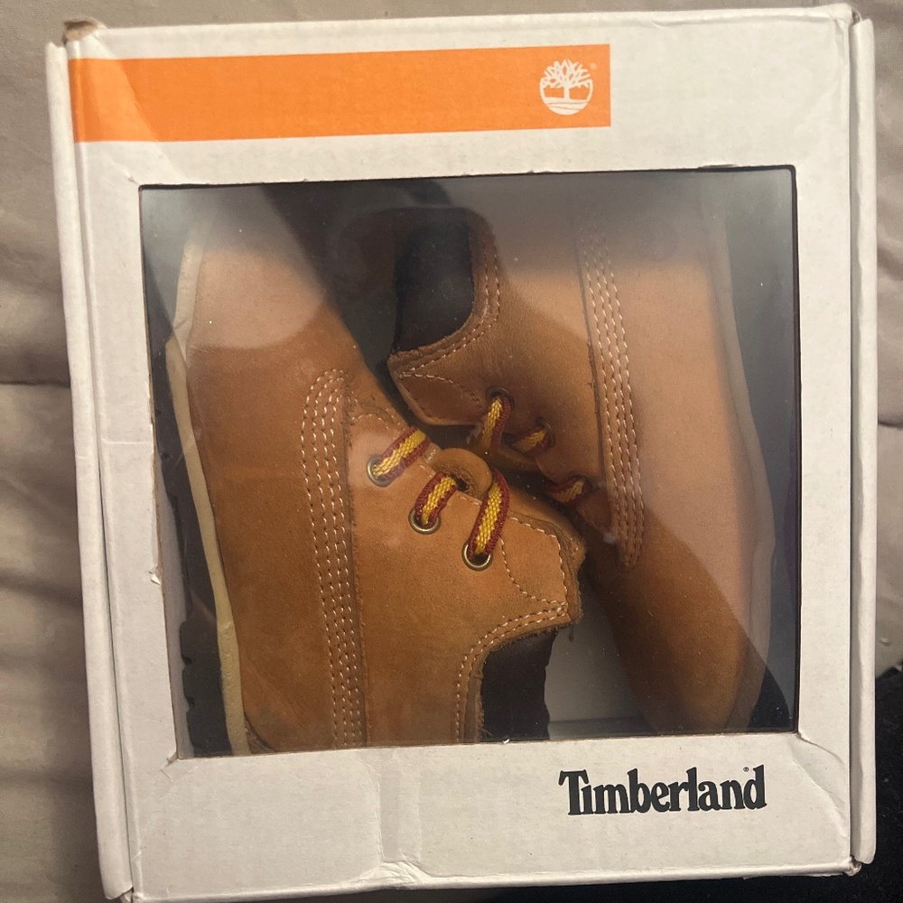 Tan Timberland boots